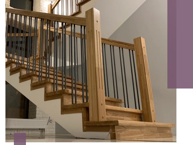 Реставрация деревянных и металлических лестниц в Выксе
