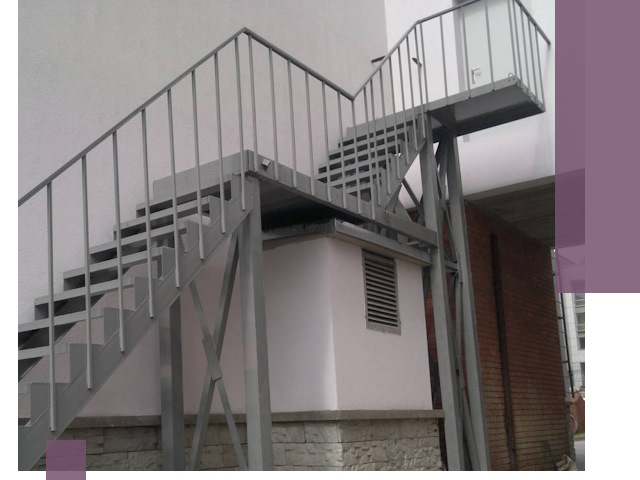 Монтаж пожарных лестниц под ключ в Выксе с гарантией качества