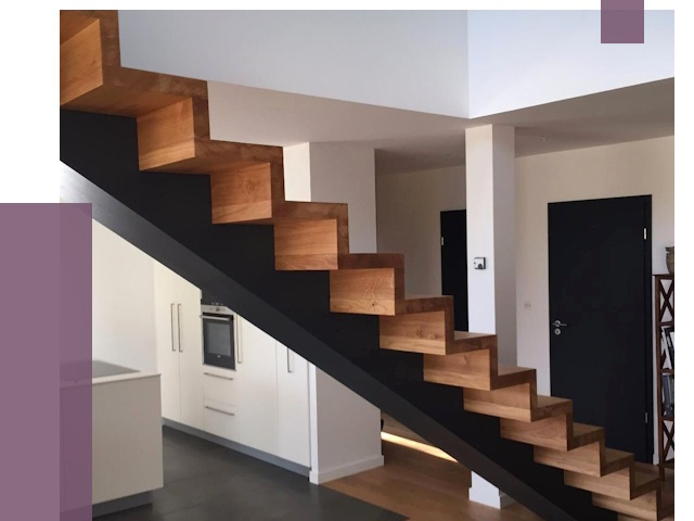 Изготовление деревянных лестниц в Выксе от 88145 руб. | ПРОЛЁТ-Вкс