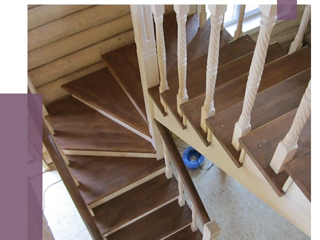 Реставрация деревянных лестниц в Выксе от 4355 руб.