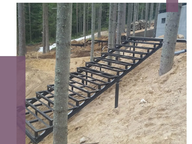 Монтаж металлических лестниц в Выксе от 13740 руб. 