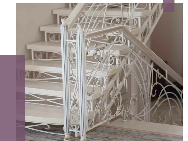 Изготовление кованых лестниц на заказ в Выксе от 88145 руб. | ПРОЛЁТ-Вкс