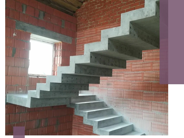 Бетонные лестницы под ключ в Выксе: монтаж, демонтаж, ремонт