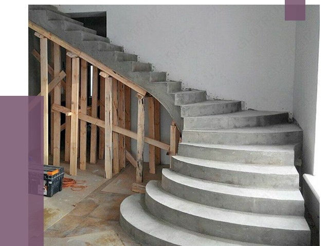 Изготовление бетонных лестниц под ключ в Выксе от 20222 руб. | ПРОЛЁТ-Вкс