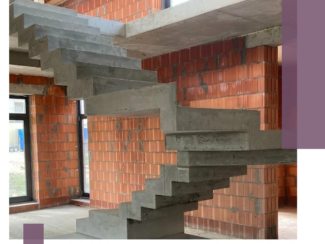 Изготовление бетонных лестниц под ключ в Выксе