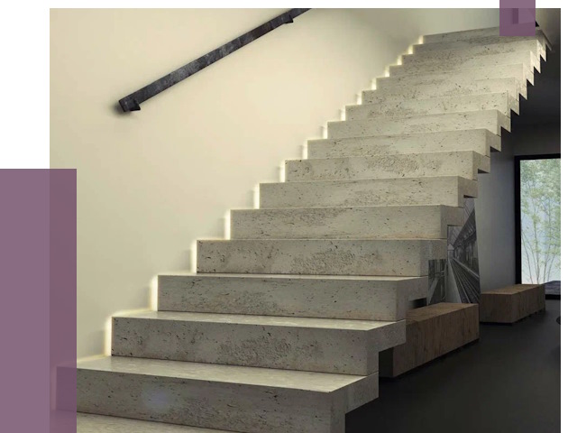 Облицовка бетонных лестниц в Выксе от 4667 руб/м2