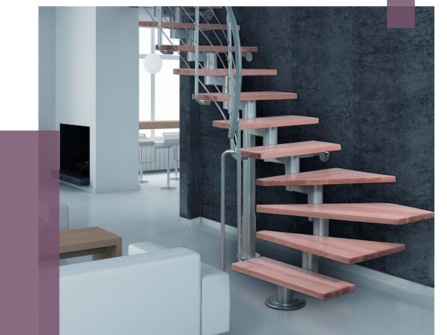 Модульные лестницы в Выксе от 17111 руб. — купить в ПРОЛЁТ-Вкс