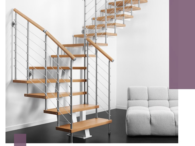 Модульные лестницы под ключ в Выксе — монтаж и изготовление