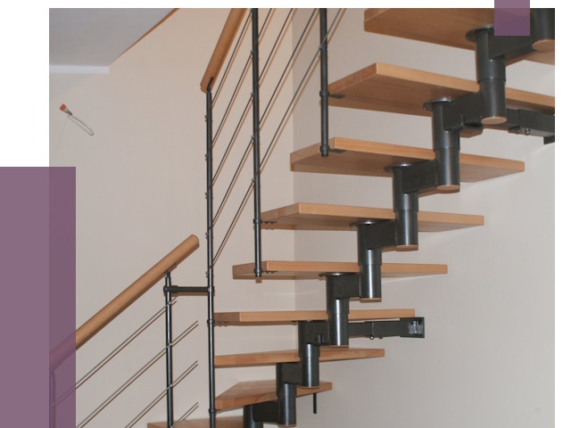 Изготовление модульных лестниц в Выксе от 11666 руб. 