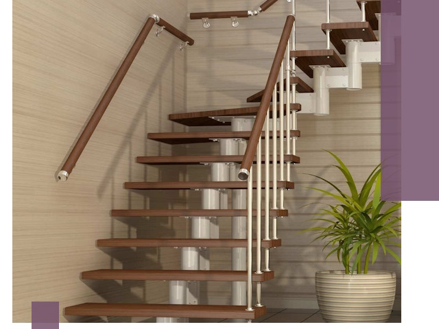 Изготовление модульных лестниц под ключ в Выксе