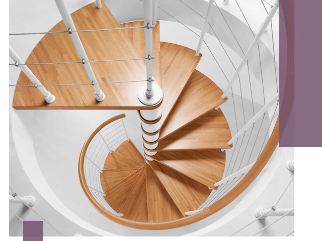 Изготовление винтовых лестниц под ключ в Выксе