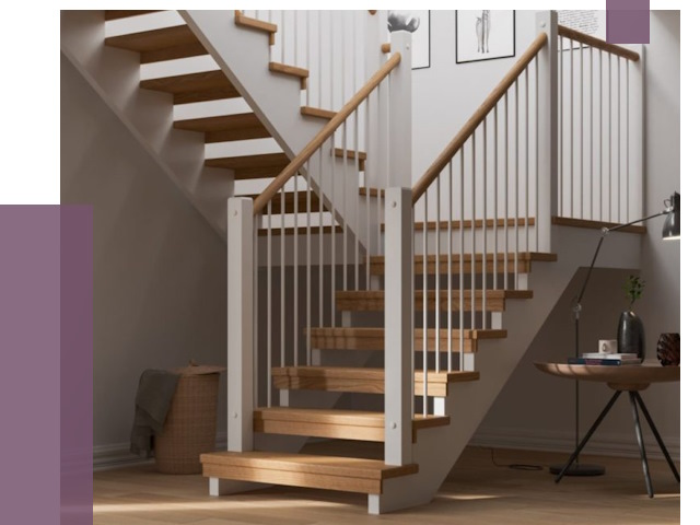 Маршевые лестницы в Выксе от 38628 руб. — монтаж | ПРОЛЁТ-Вкс