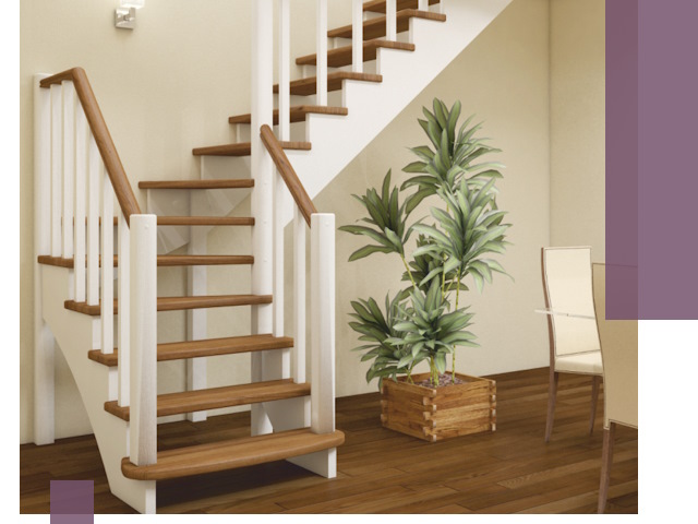 Г-образные лестницы под ключ в Выксе — изготовление и монтаж