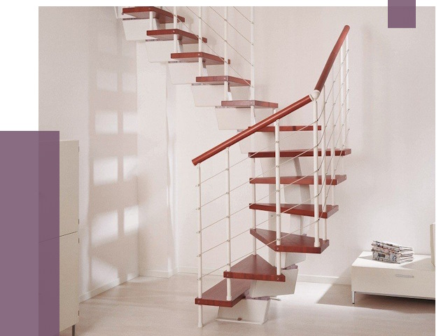 Изготовление лестниц на больцах в Выксе от 9852 руб. | ПРОЛЁТ-Вкс