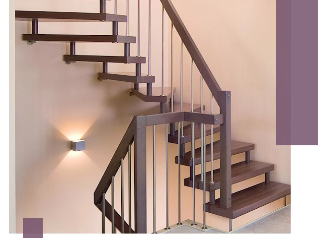 Изготовление лестниц на больцах в Выксе под ключ