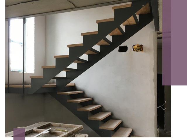 Изготовление лестниц на металлокаркасе в Выксе от производителя