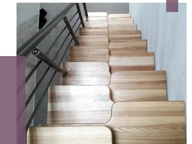 Лестницы гусиный шаг в Выксе от 13222 руб. под ключ | ПРОЛЁТ-Вкс