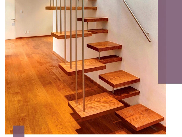 Лестницы «гусиный шаг» на заказ в Выксе для узких пространств