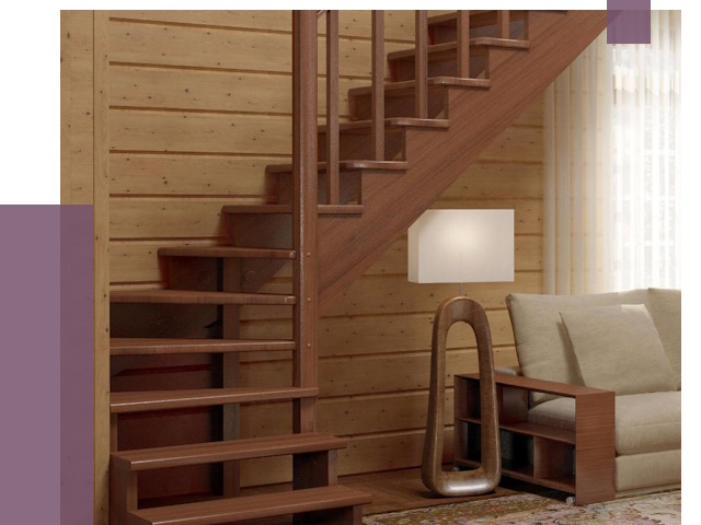 Лестницы эконом класса в Выксе от 18510 руб. бюджетные решения