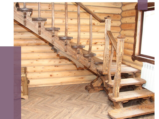 Лестницы в баню в Выксе от 19392 руб. — изготовление | ПРОЛЁТ-Вкс