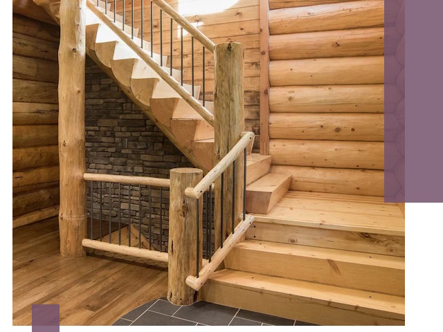 Лестницы в баню под заказ и профессиональный монтаж в Выксе