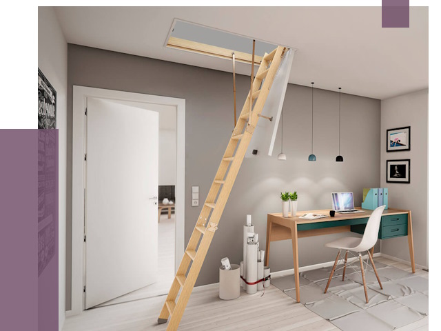 Чердачные лестницы в Выксе — от 14777 руб. | ПРОЛЁТ-Вкс