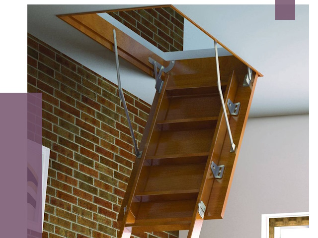 Установка чердачной лестницы в Выксе от 7933 руб. | ПРОЛЁТ-Вкс