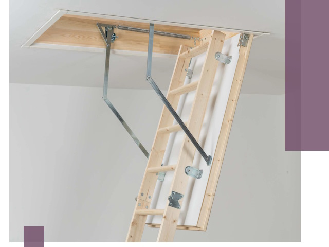 Установка чердачной лестницы под ключ в Выксе