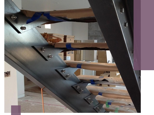 Усиление лестничных конструкций и усиление опор в Выксе