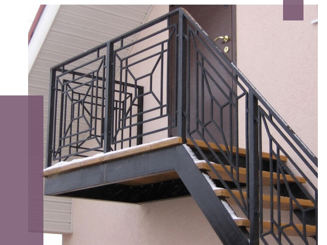 Металлические перила в Выксе от 4355 руб.  | ПРОЛЁТ-Вкс