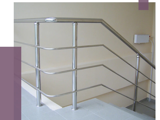 Алюминиевые перила в Выксе от 6429 руб. под ключ | ПРОЛЁТ-Вкс