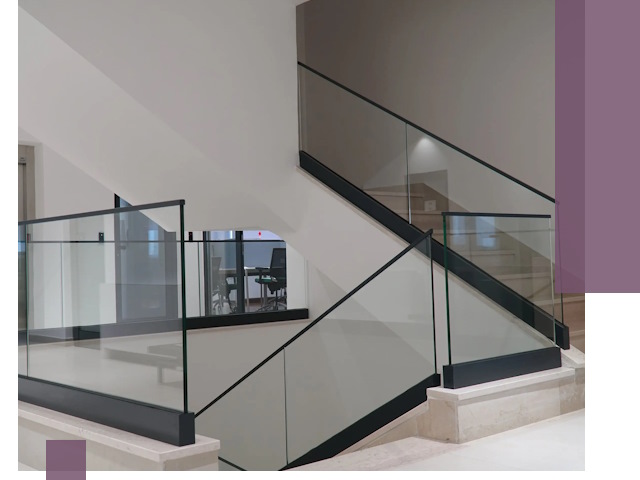 Стеклянные перила премиум-класса с установкой в Выксе