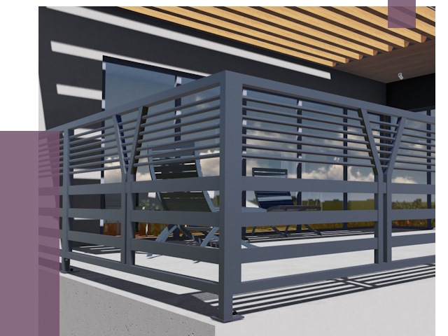 Изготовление балконных ограждений в Выксе от 10889 руб. | ПРОЛЁТ-Вкс