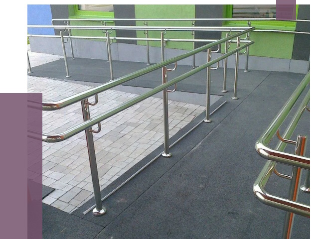 Ограждения пандусов в Выксе от 4407 руб. монтаж | ПРОЛЁТ-Вкс