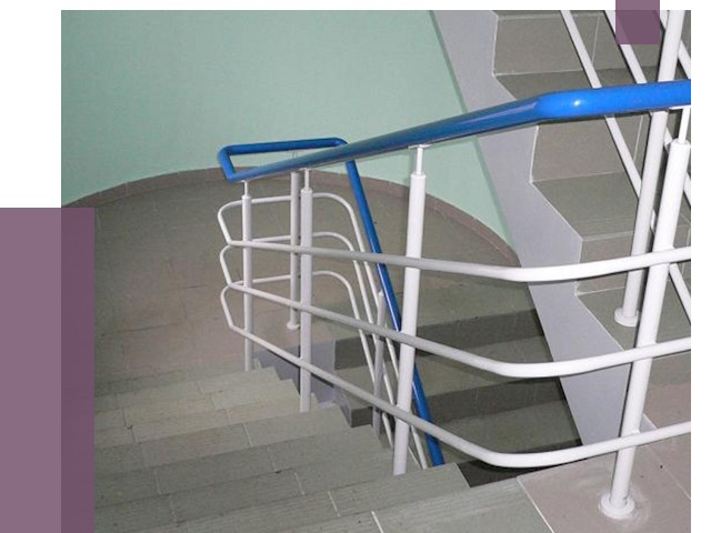 Перила в подъезде в Выксе — установка и замена от 7518 руб. | ПРОЛЁТ-Вкс