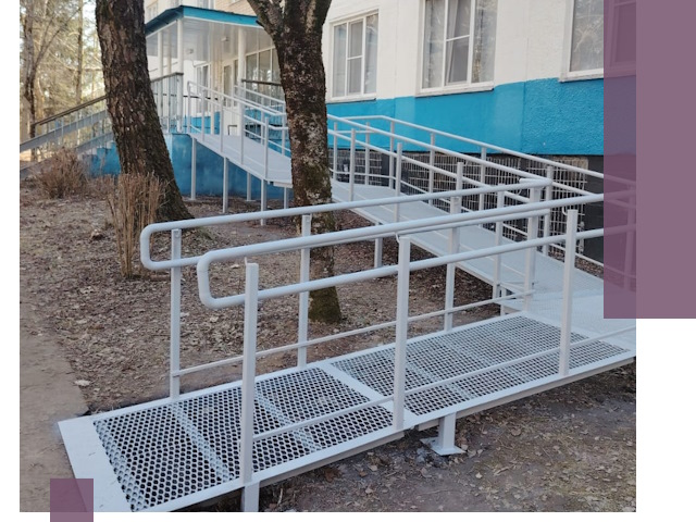 Пандусы под ключ в Выксе: изготовление, монтаж и демонтаж