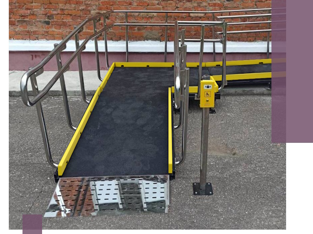 Изготовление наклонных пандусов для инвалидов в Выксе