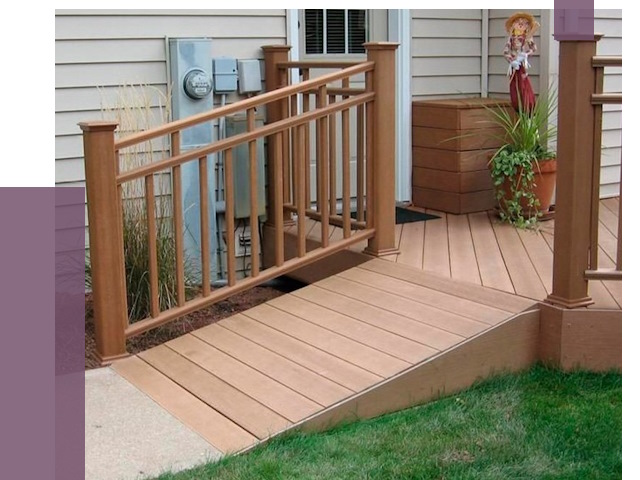 Пандус на крыльцо в Выксе под ключ от 7881 руб. 