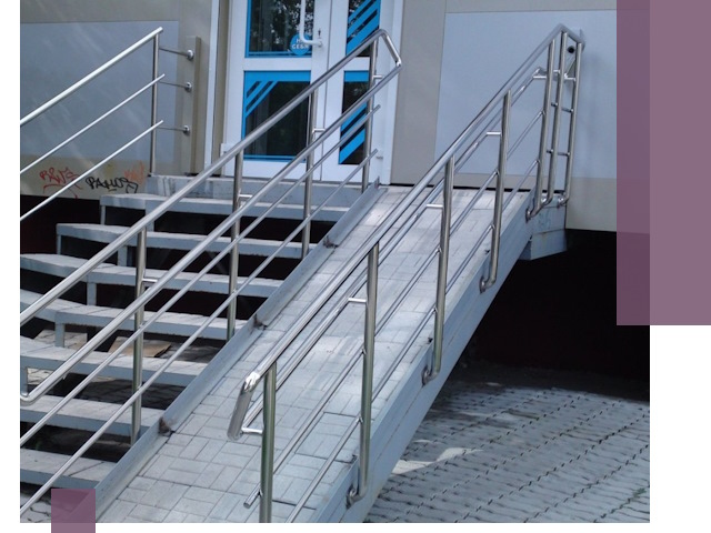 Пандус на крыльцо под ключ в Выксе: монтаж и изготовление