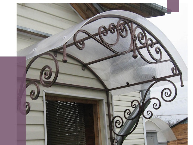 Изготовление козырьков в Выксе от 7466 руб. — заказать | ПРОЛЁТ-Вкс