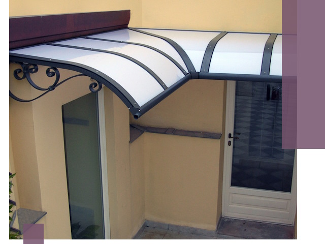 Монтаж козырьков любой сложности в Выксе под ключ