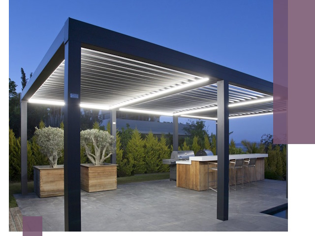 Навесы отдельно стоящие под ключ в Выксе из металла и поликарбоната