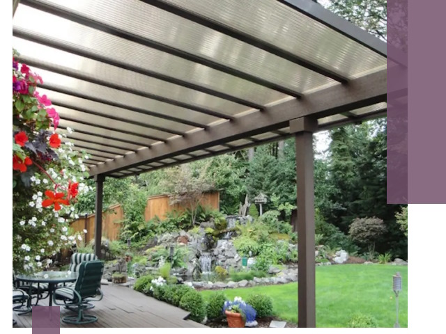 Навесы из поликарбоната под ключ в Выксе быстро и надёжно