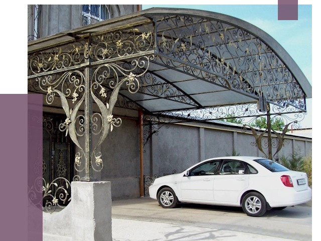 Кованые навесы в Выксе от 14777 руб. | ПРОЛЁТ-Вкс