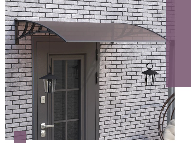 Недорогие козырьки и навесы под ключ в Выксе