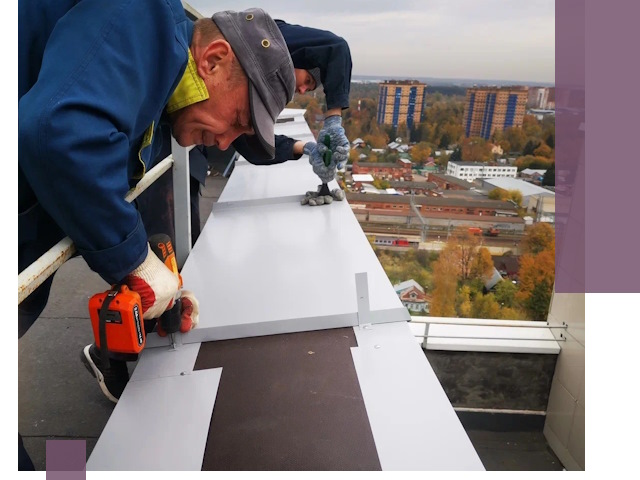 Монтаж парапетов в Выксе — установка прочных металлических ограждений