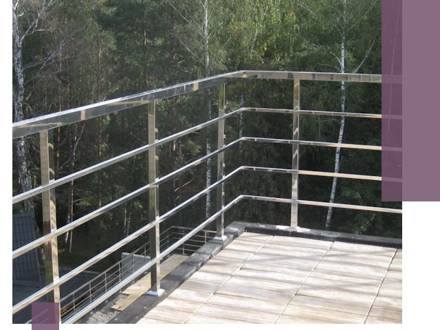 Парапеты из нержавеющей стали в Выксе — изготовление и монтаж