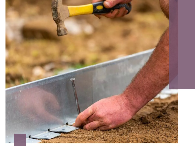 Монтаж металлических бордюров в Выксе быстро и качественно