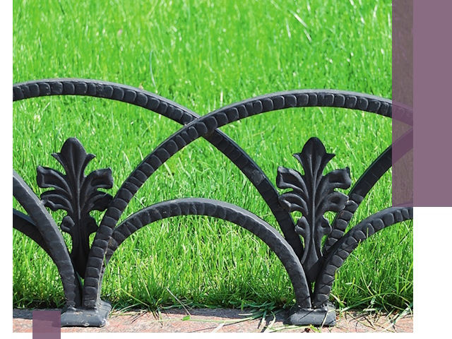 Декоративные металлические бордюры под ключ в Выксе