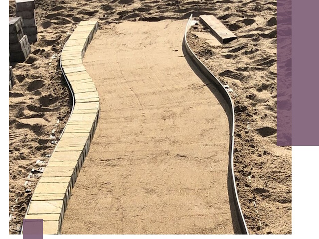 Металлические бордюры для тротуаров в Выксе — прочные и долговечные